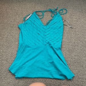 Jessica Simpson tea halter tie cami